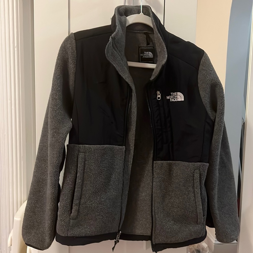 North face Denali fleece women grey small